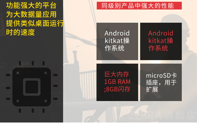 ZEBRA斑马-MC36二维条码无线终端数据收罗器 PDA 安卓系统